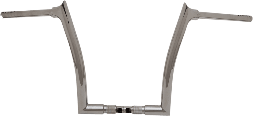 FAT BAGGERS INC. 0601-5255 1-1/2" EZ Install Pointed Top Handlebar - 14" - Chrome — image 1 of 3
