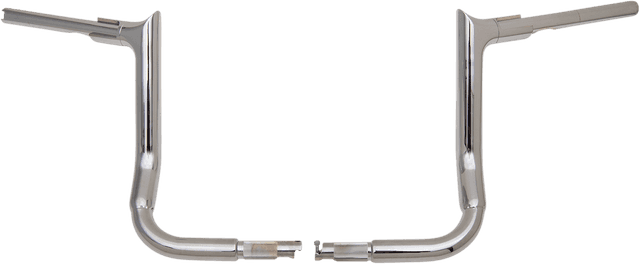 FAT BAGGERS INC. 0601-5259 1-1/2" EZ Install Pointed Top Handlebar - 12" - Chrome — image 3 of 3
