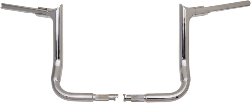 FAT BAGGERS INC. 0601-5259 1-1/2" EZ Install Pointed Top Handlebar - 12" - Chrome — image 3 of 3