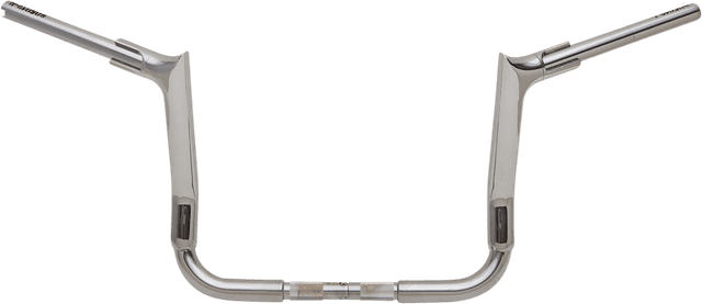 FAT BAGGERS INC. 0601-5259 1-1/2" EZ Install Pointed Top Handlebar - 12" - Chrome — image 1 of 3