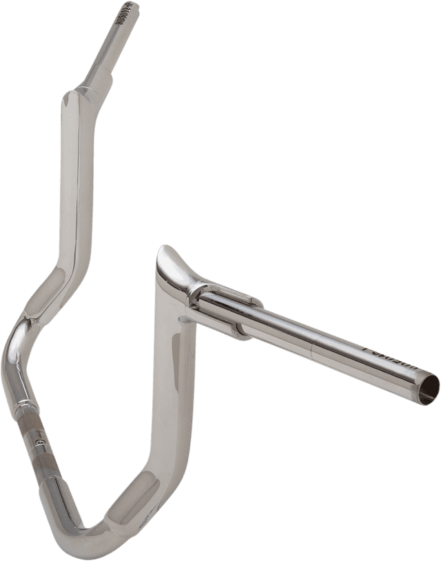 FAT BAGGERS INC. 0601-5259 1-1/2" EZ Install Pointed Top Handlebar - 12" - Chrome — image 2 of 3
