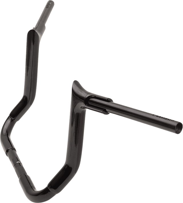 FAT BAGGERS INC. 0601-5260 1-1/2" EZ Install Pointed Top Handlebar - 12" - Black — image 2 of 3