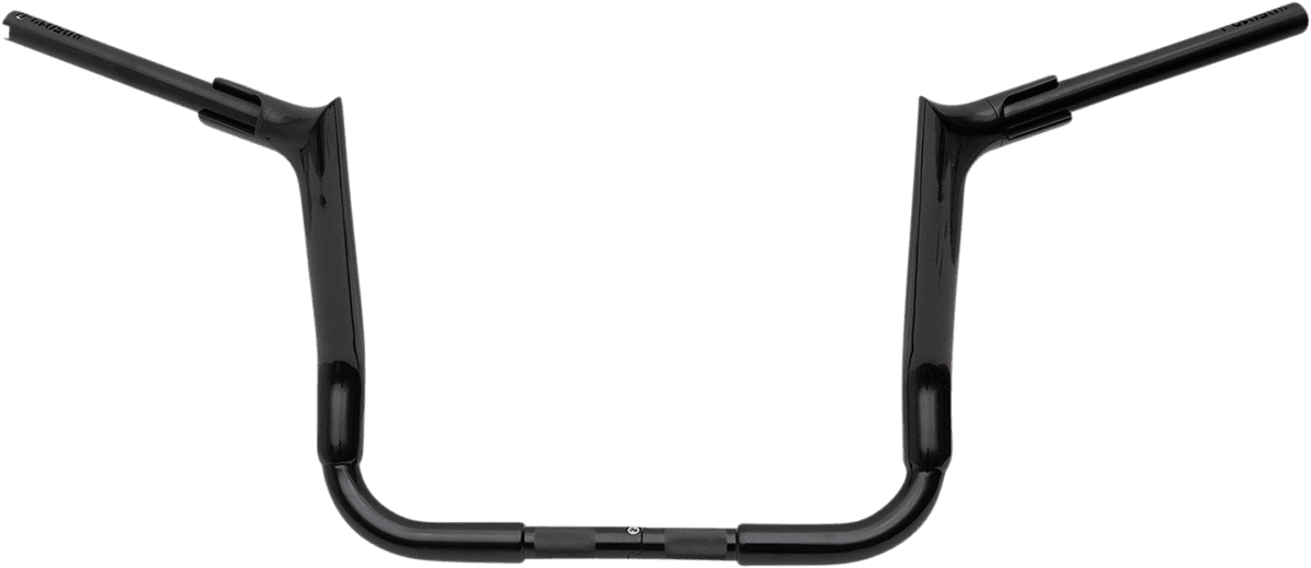 FAT BAGGERS INC. 0601-5260 1-1/2" EZ Install Pointed Top Handlebar - 12" - Black