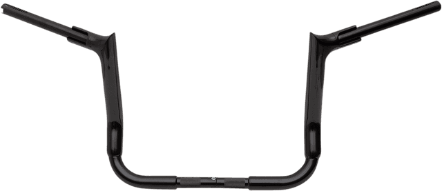 FAT BAGGERS INC. 0601-5260 1-1/2" EZ Install Pointed Top Handlebar - 12" - Black — image 1 of 3