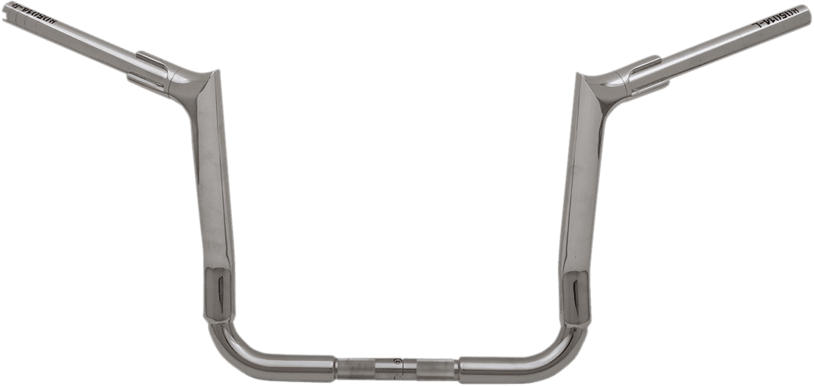 FAT BAGGERS INC. 0601-5261 1-1/2" EZ Install Pointed Top Handlebar - 14" - Chrome