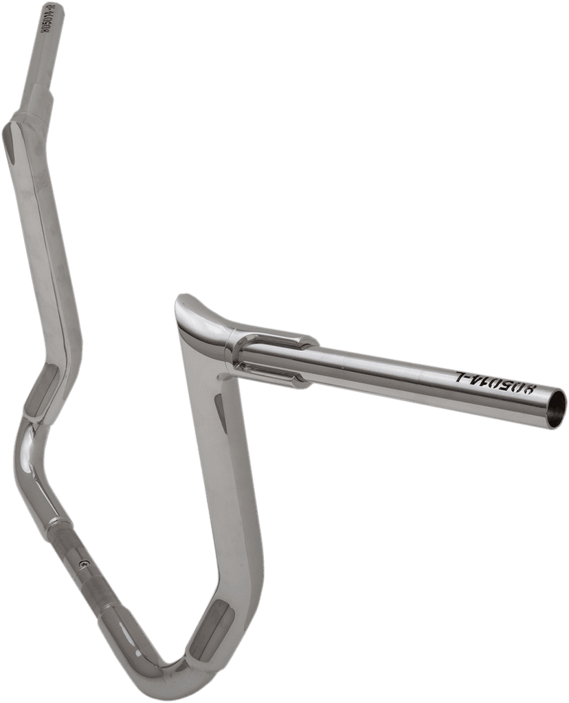 FAT BAGGERS INC. 0601-5261 1-1/2" EZ Install Pointed Top Handlebar - 14" - Chrome — image 3 of 7