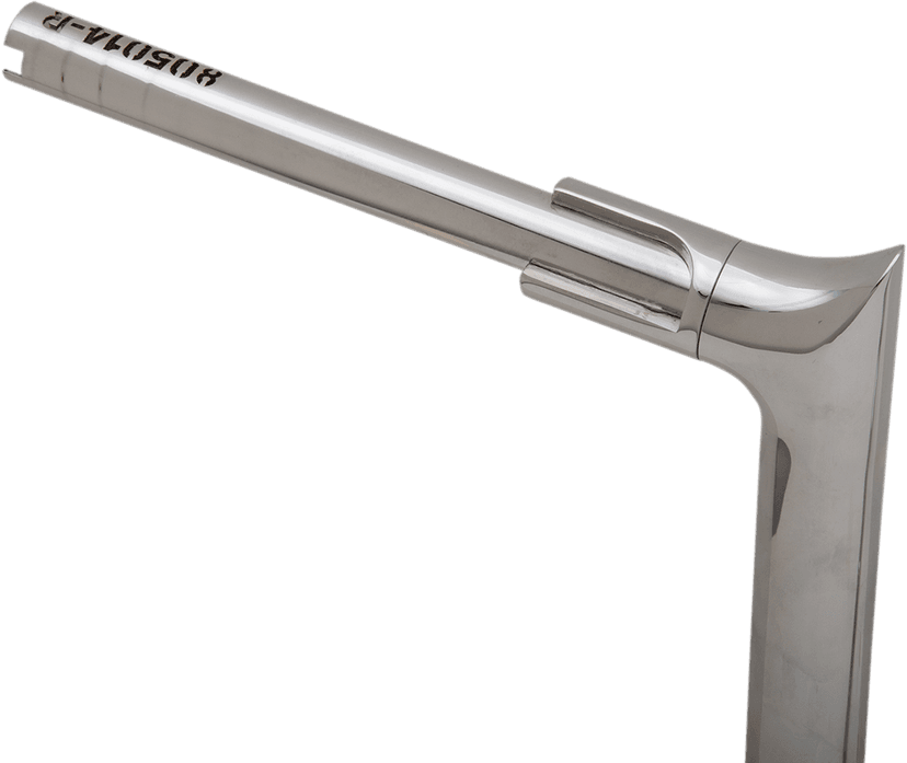 FAT BAGGERS INC. 0601-5261 1-1/2" EZ Install Pointed Top Handlebar - 14" - Chrome — image 5 of 7