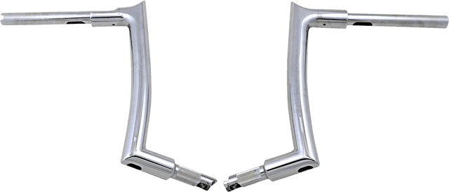 FAT BAGGERS INC. 0601-5265 1-1/2" EZ Install Pointed Top Handlebar - 12" - Chrome — image 3 of 3