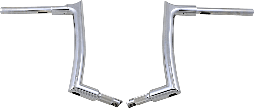 FAT BAGGERS INC. 0601-5265 1-1/2" EZ Install Pointed Top Handlebar - 12" - Chrome — image 3 of 3