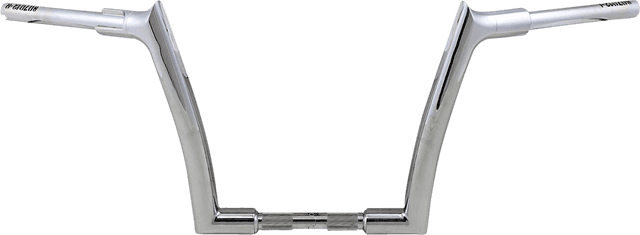 FAT BAGGERS INC. 0601-5265 1-1/2" EZ Install Pointed Top Handlebar - 12" - Chrome — image 1 of 3