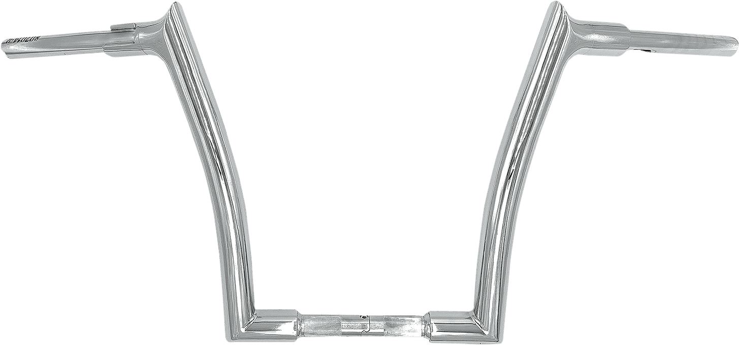 FAT BAGGERS INC. 0601-5267 1-1/2" EZ Install Pointed Top Handlebar - 14" - Chrome