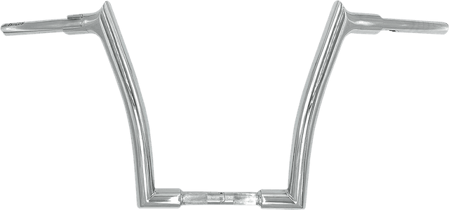 FAT BAGGERS INC. 0601-5267 1-1/2" EZ Install Pointed Top Handlebar - 14" - Chrome — image 1 of 2
