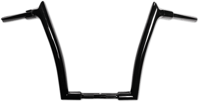 FAT BAGGERS INC. 0601-5268 1-1/2" EZ Install Pointed Top Handlebar - 14" - Black — image 1 of 3