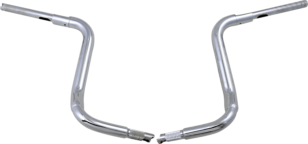 FAT BAGGERS INC. 0601-5273 1-1/2" EZ Install Rounded Top Handlebar - 14" - Chrome