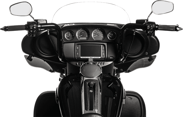 FAT BAGGERS INC. 0601-5274 1-1/2" EZ Install Rounded Top Handlebar - 14" - Black — image 3 of 3