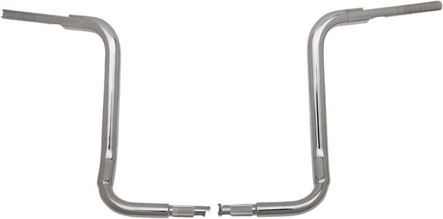 FAT BAGGERS INC. 0601-5275 1-1/2" EZ Install Rounded Top Handlebar - 16" - Chrome — image 1 of 3