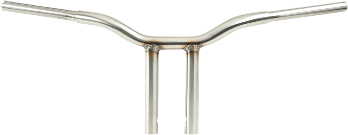 LA CHOPPERS 0601-5399 Kage Fighter Welded Straight-Riser Handlebar - One Piece - 12" - Stainless Steel