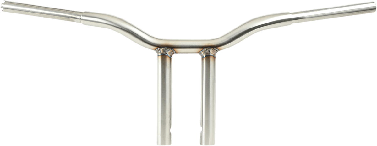 LA CHOPPERS 0601-5399 Kage Fighter Welded Straight-Riser Handlebar - One Piece - 12" - Stainless Steel