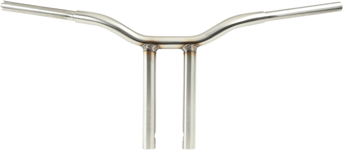 LA CHOPPERS 0601-5400 Kage Fighter Welded Straight-Riser Handlebar - One Piece - 14" - Stainless Steel