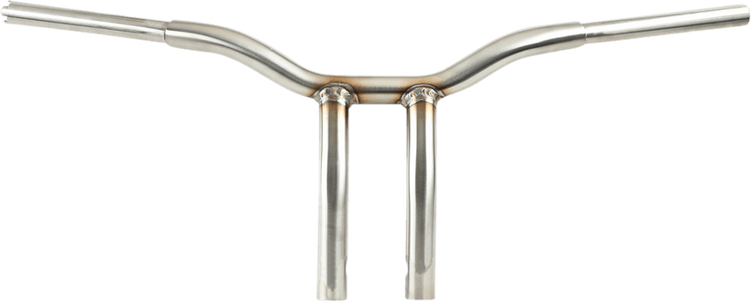 LA CHOPPERS 0601-5401 Kage Fighter Welded Bent-Riser Handlebar - One Piece - 10" - Stainless Steel — image 1 of 2