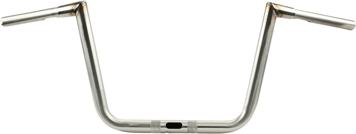 LA CHOPPERS 0601-5407 1-1/4" Hefty Twin Peaks Handlebar - 10" - Stainless Steel
