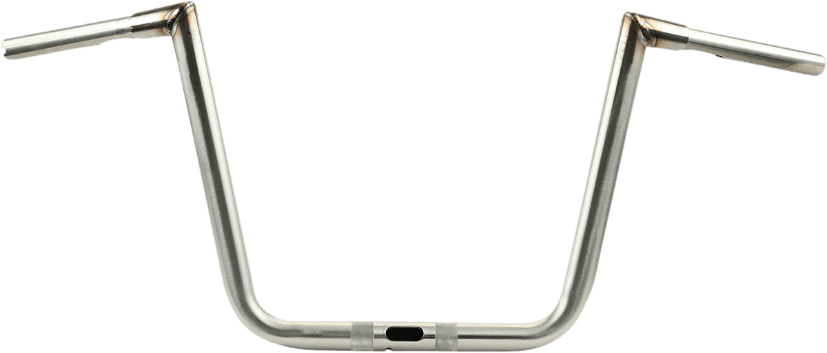 LA CHOPPERS 0601-5408 1-1/4" Hefty Twin Peaks Handlebar - 13" - Stainless Steel