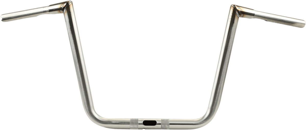 LA CHOPPERS 0601-5408 1-1/4" Hefty Twin Peaks Handlebar - 13" - Stainless Steel