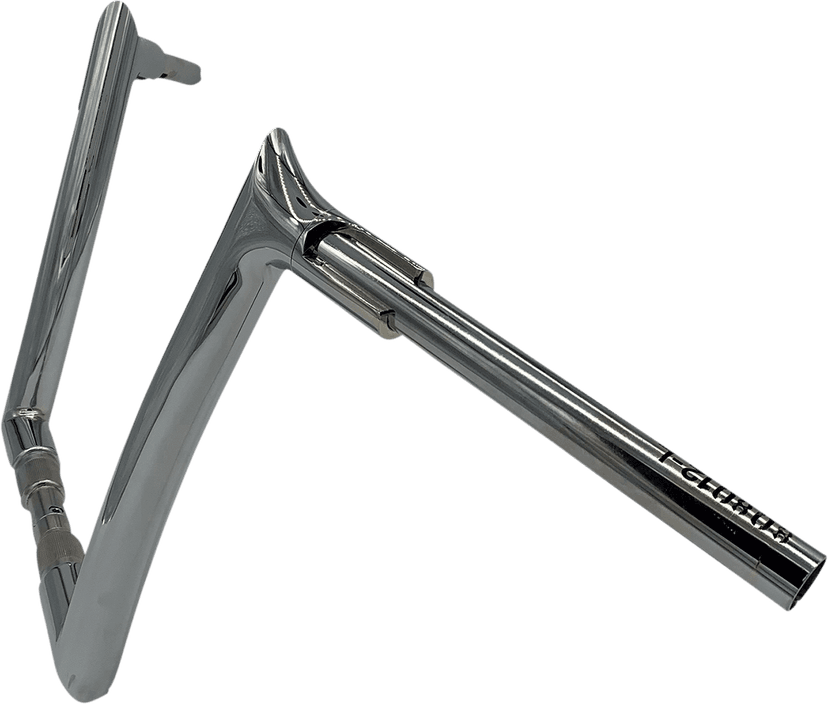 FAT BAGGERS INC. 0601-5450 1-1/2" EZ Install Pointed Top Handlebar - 12" - Chrome — image 5 of 5
