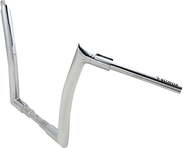 FAT BAGGERS INC. 0601-5451 1-1/2" EZ Install Pointed Top Handlebar - 14" - Chrome — image 4 of 5