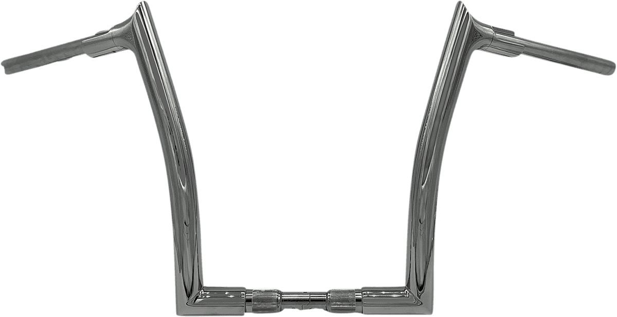 FAT BAGGERS INC. 0601-5451 1-1/2" EZ Install Pointed Top Handlebar - 14" - Chrome