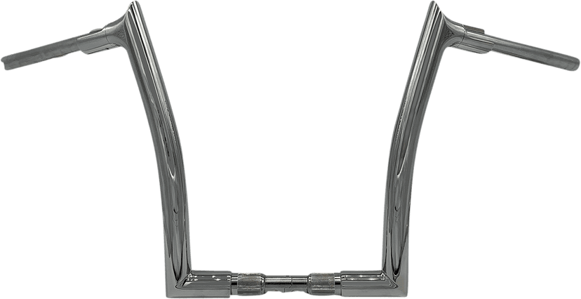 FAT BAGGERS INC. 0601-5451 1-1/2" EZ Install Pointed Top Handlebar - 14" - Chrome — image 1 of 5