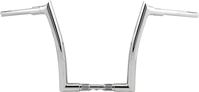 FAT BAGGERS INC. 0601-5451 1-1/2" EZ Install Pointed Top Handlebar - 14" - Chrome — image 3 of 5