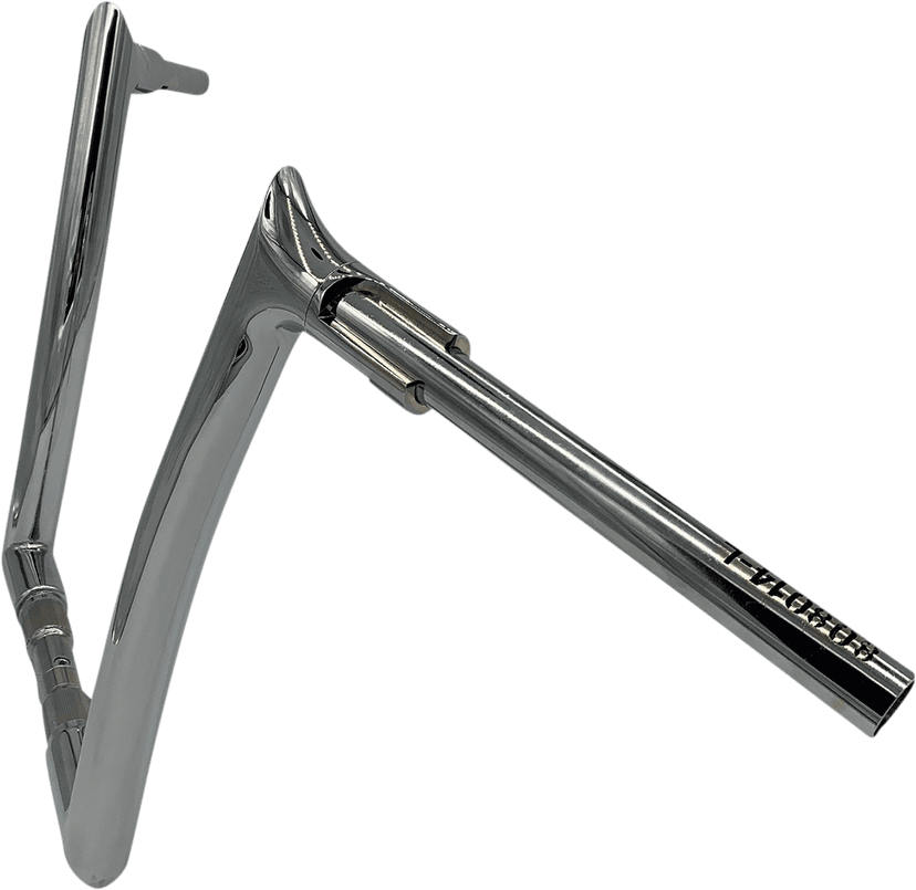FAT BAGGERS INC. 0601-5451 1-1/2" EZ Install Pointed Top Handlebar - 14" - Chrome — image 2 of 5