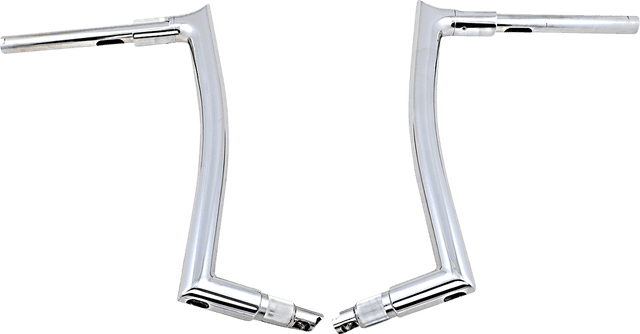 FAT BAGGERS INC. 0601-5452 1-1/2" EZ Install Pointed Top Handlebar - 16" - Chrome — image 2 of 5
