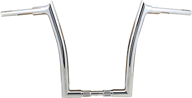 FAT BAGGERS INC. 0601-5452 1-1/2" EZ Install Pointed Top Handlebar - 16" - Chrome — image 1 of 5