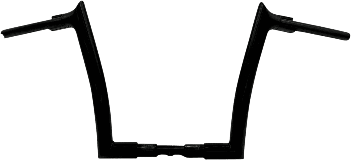 FAT BAGGERS INC. 0601-5453 1-1/2" EZ Install Pointed Top Handlebar - 12" - Black
