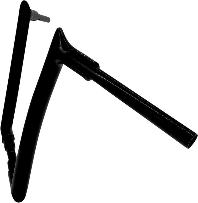 FAT BAGGERS INC. 0601-5454 1-1/2" EZ Install Pointed Top Handlebar - 14" - Black — image 2 of 2