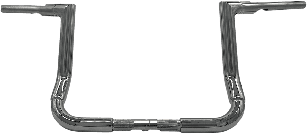 FAT BAGGERS INC. 0601-5460 1-1/2" EZ Install Flat Top Handlebar - 12" - Chrome