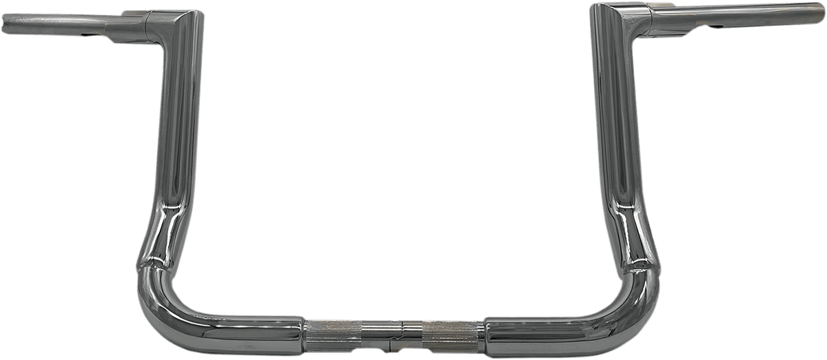 FAT BAGGERS INC. 0601-5460 1-1/2" EZ Install Flat Top Handlebar - 12" - Chrome