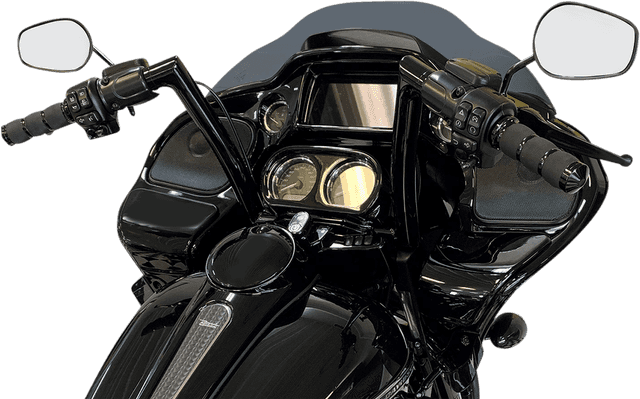 FAT BAGGERS INC. 0601-5475 1-1/2" EZ Install Flat Top Handlebar - 12" - Black — image 5 of 5