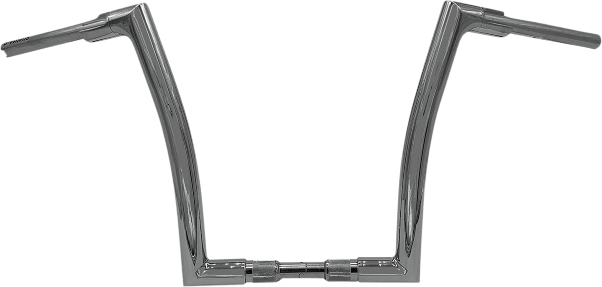 FAT BAGGERS INC. 0601-5479 1-1/2" EZ Install Flat Top Handlebar - 14" - Chrome