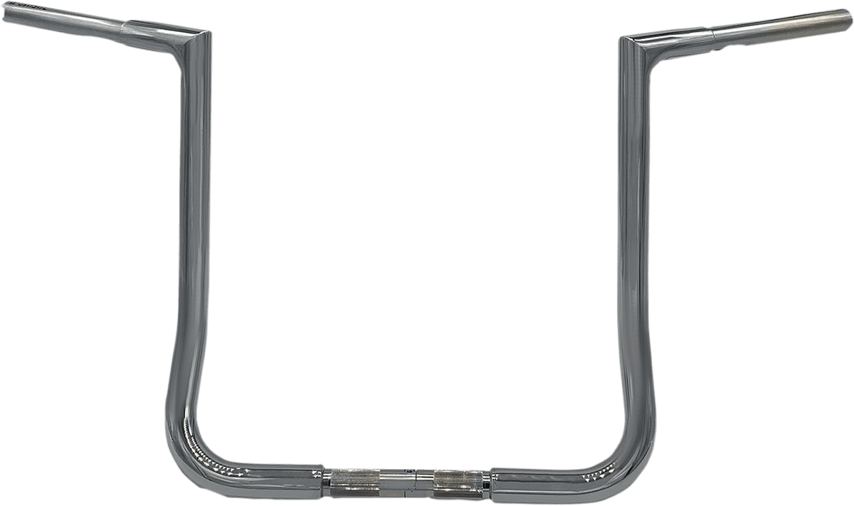 FAT BAGGERS INC. 0601-5507 1-1/4" EZ Install Flat Top Handlebar - 16" - Chrome