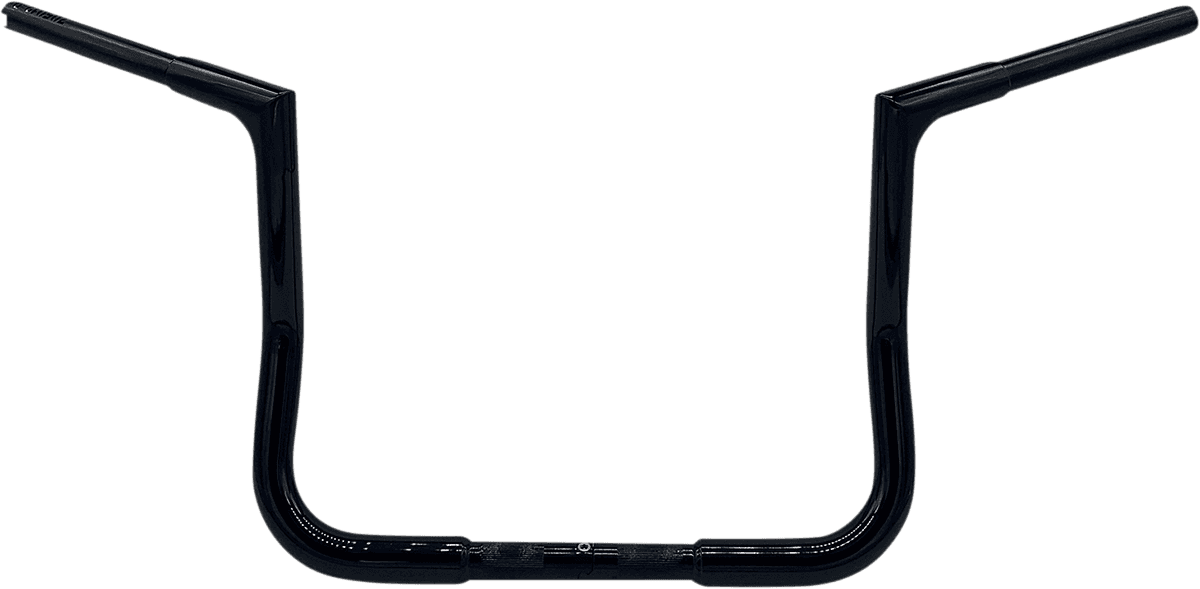 FAT BAGGERS INC. 0601-5509 1-1/4" EZ Install Flat Top Handlebar - 12" - Black