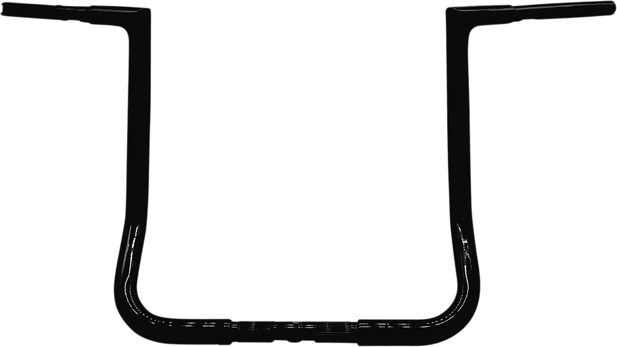FAT BAGGERS INC. 0601-5511 1-1/4" EZ Install Flat Top Handlebar - 16" - Black