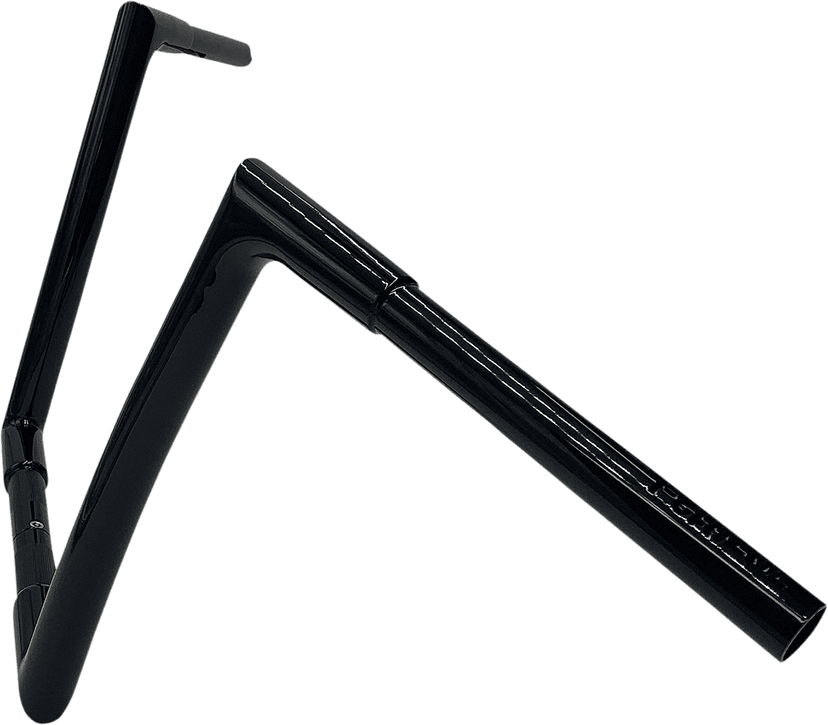 FAT BAGGERS INC. 0601-5517 1-1/4" EZ Install Flat Top Handlebar - 12" - Black — image 2 of 2