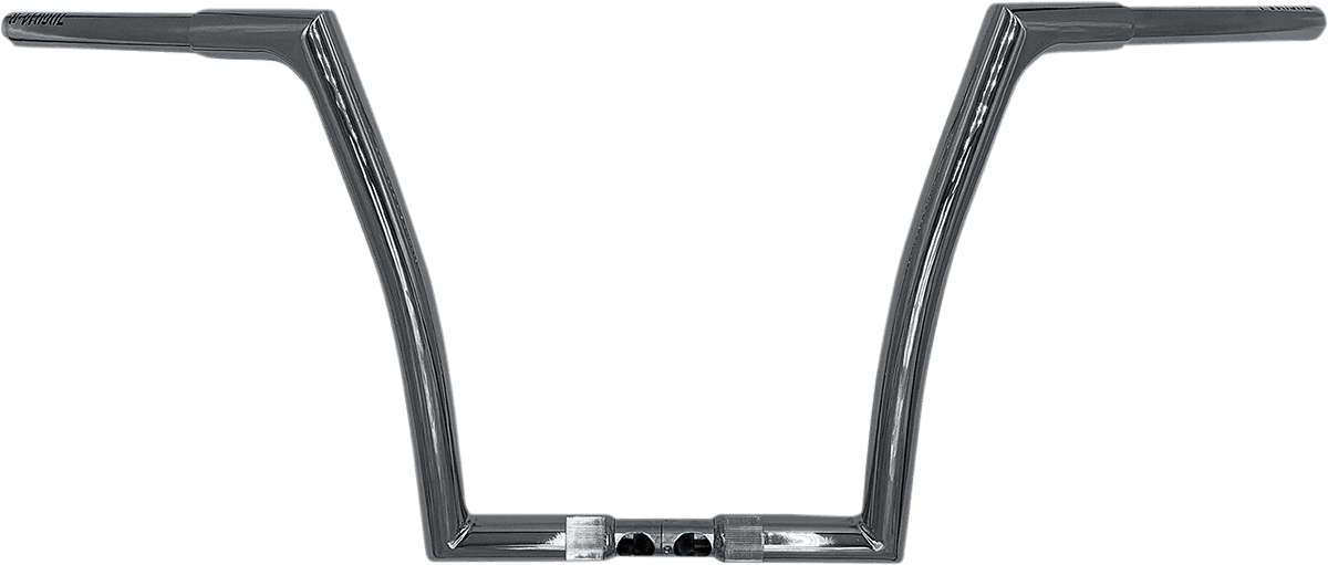 FAT BAGGERS INC. 0601-5522 1-1/4" EZ Install Flat Top Handlebar - 14" - Chrome