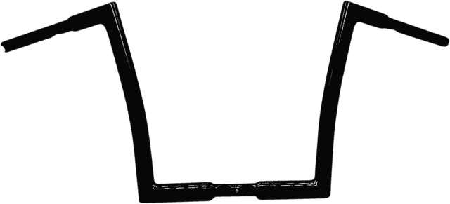 FAT BAGGERS INC. 0601-5525 1-1/4" EZ Install Flat Top Handlebar - 12" - Black — image 1 of 6