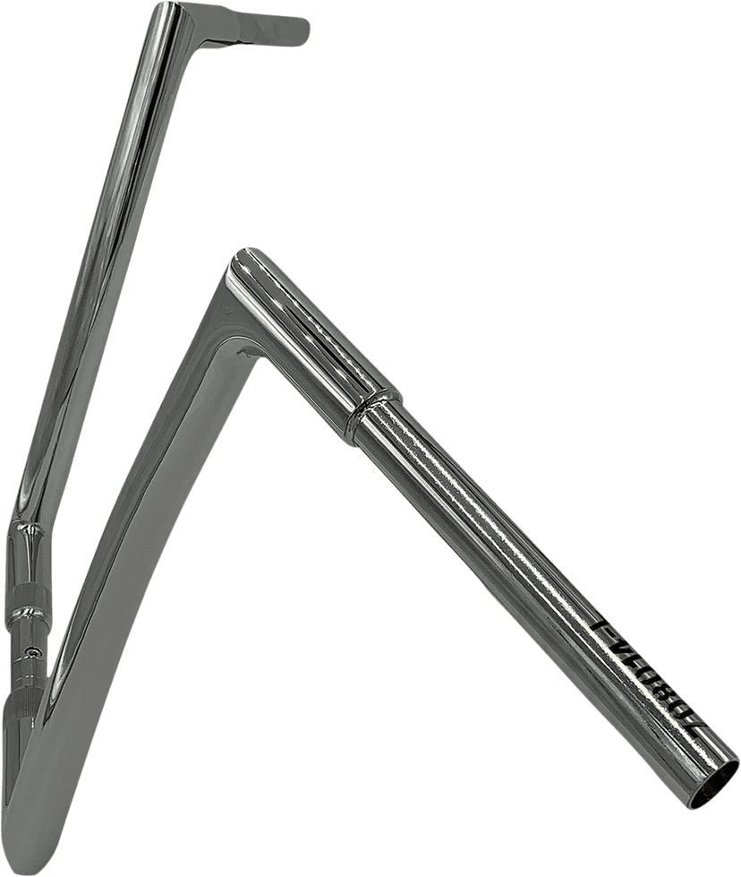 FAT BAGGERS INC. 0601-5530 1-1/4" EZ Install Flat Top Handlebar - 14" - Chrome — image 2 of 2