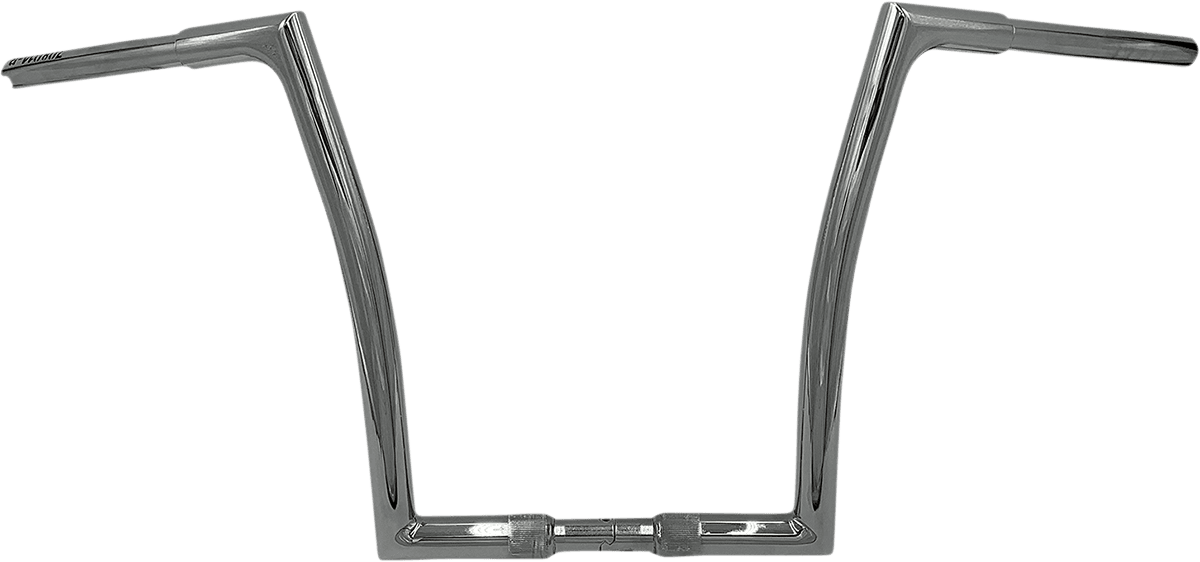 FAT BAGGERS INC. 0601-5530 1-1/4" EZ Install Flat Top Handlebar - 14" - Chrome