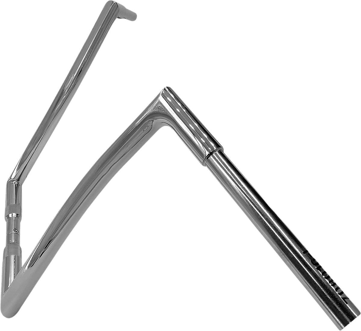 FAT BAGGERS INC. 0601-5531 1-1/4" EZ Install Flat Top Handlebar - 16" - Chrome